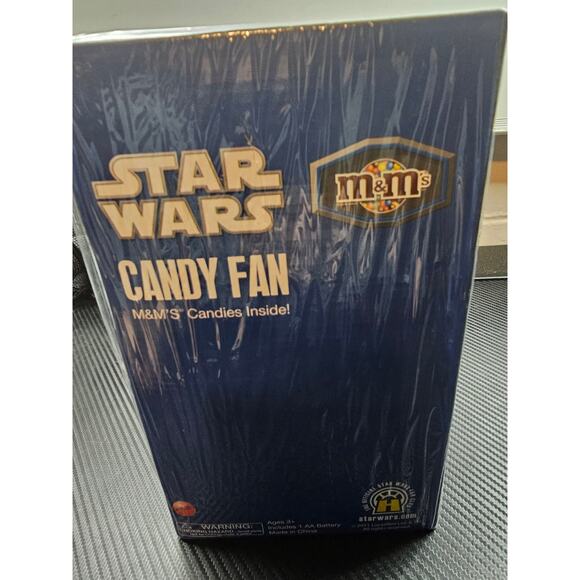 Star Wars M&M 4 character Candy Dispenser Portable Spinning Handheld Fans - Picture 3 of 6